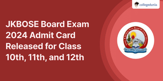 JKBOSE Board Exam 2024 Admit Card Released for Class 10th, 11th, and 12th at jkbose.nic.in; Check Download Link Here